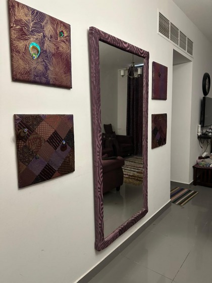 Wall Mirror with Decorations